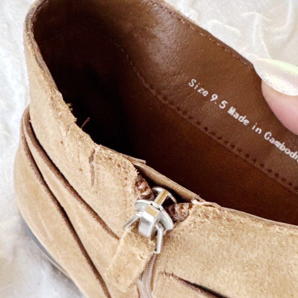 Dolce Vita Leland Suede Block Heel Boot Size 9.5 New - Picture 8 of 12